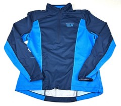 Mountain Hardwear Men’s L/S 1/4 Zip Pullover Sz Medium Airshield Active Blue