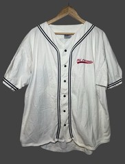 VTG 90s Badger Baseball Jersey Old Chicago Shirt USA MADE XL