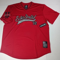 Ecko Unltd Jersey Shirt Men’s Size XL XLarge True Ecko Red Pullover Mesh V-Neck