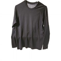 Fabletics Training Day Long Sleeve Tee Shirt Mens S Black Stretch Performance