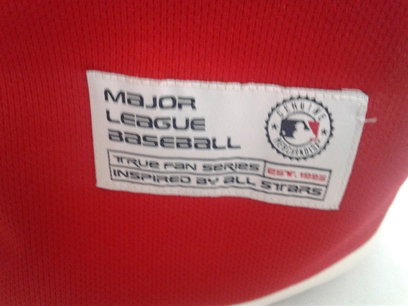 TF Genuine Merchandise True Fan Mens Red w/Blue Trim Cardinals Shirt L (42-44) gallery