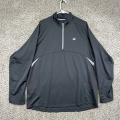 Masters Tech Active Pullover Men’s XL Gray Quarter Zip Golf Augusta National