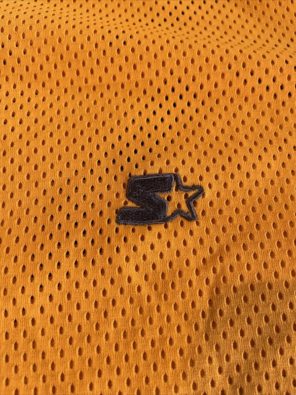90's Y2K Starter Embroidered Jersey Shirt Gold Yellow XL oversized gallery