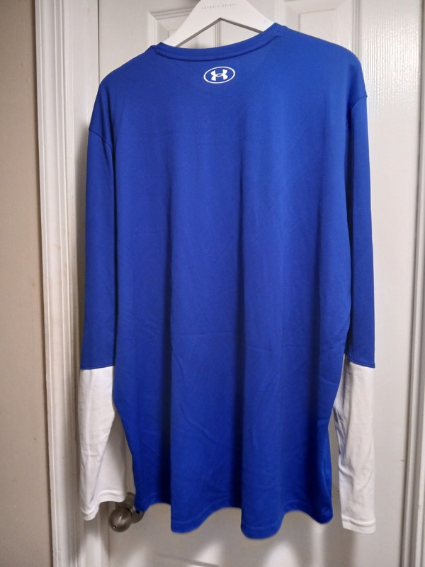 Under ARMOUR CNU Christopher Newport Captains TOP SHIRT LONGSLEEVE SZ.2 XL gallery