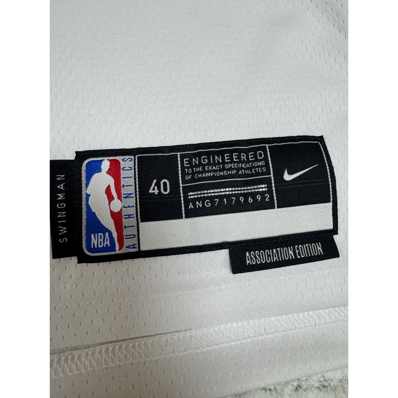 Nike Boston Celtics Men’s Brown 7 Basketball Jersey Swingman Association Edit S gallery