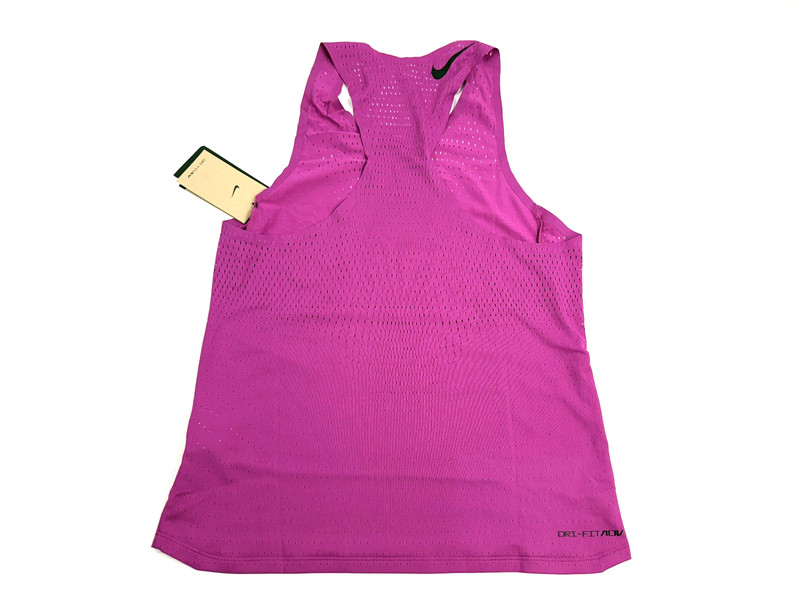 Nike Dri-Fit Aeroswift Running Singlet Tank Top Purple Men`s Size S FN4231-518 gallery