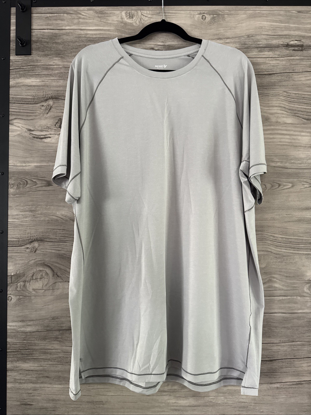 Men's Grey Old Navy Active Go-Dry Cool T-Shirt Size XXL Tall FREE SHIPPING! gallery
