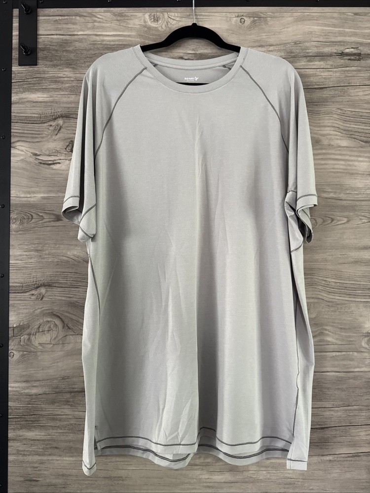 Men's Grey Old Navy Active Go-Dry Cool T-Shirt Size XXL Tall FREE SHIPPING!