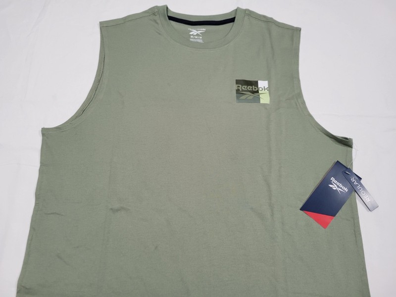 Reebok Mens Training Boogie Multi Sports tank top shirt Sea Spray gallery