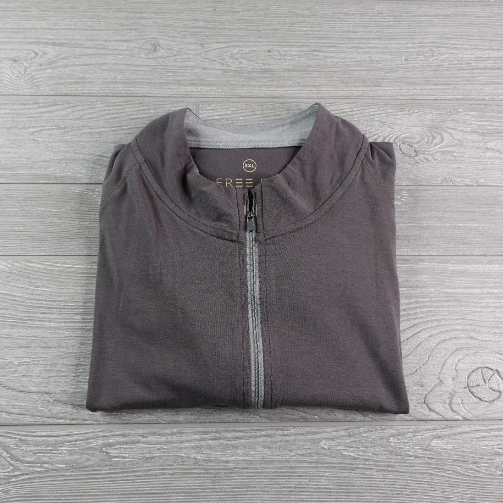 Free Fly 1/4 Zip Pullover Bamboo Stretch Men's Size XXXL 3XL Gray Fishing gallery