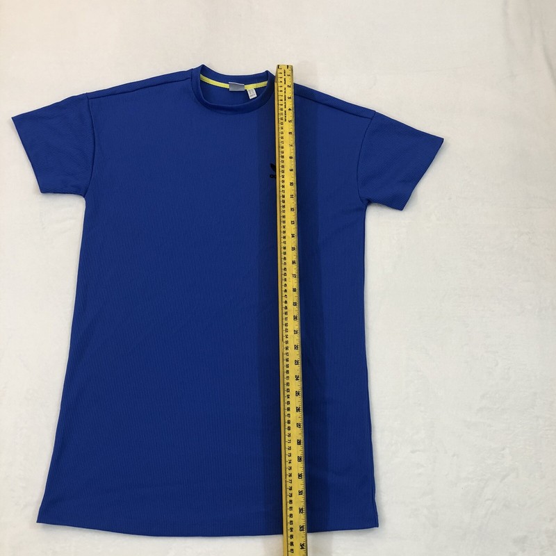 Adidas Original Trefoil Blue Ribbed Short Sleeve Athletic Shirt Mens Size M Tall gallery