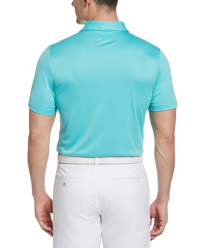 PGA TOUR Men's Gradient Print Performance Polo Shirt Stretch athletic fit XXL gallery
