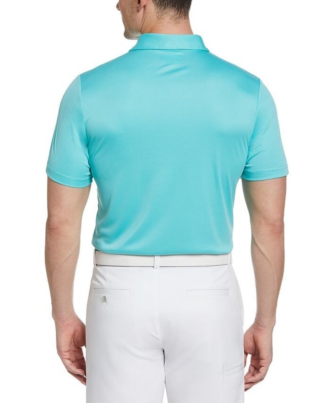 PGA TOUR Men's Gradient Print Performance Polo Shirt Stretch athletic fit XXL gallery