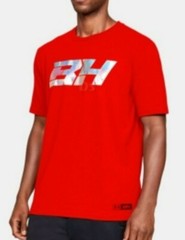 Under Armour BH34 Bryce Harper Men’s Baseball T-Shirt Red & Silver 1317273-600