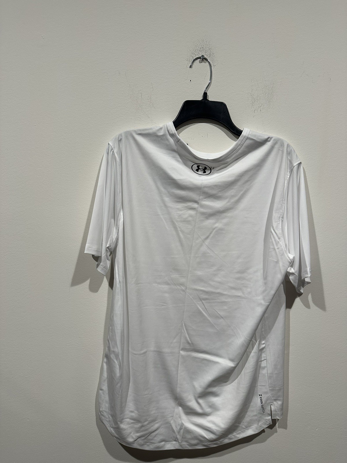 Men's Under Armour Cool Switch Short Sleeve T-Shirt White Loose Size Size L NWT gallery