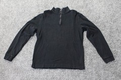 Men’s Hugo Boss Slim Fit Black Quarterzip Size L Made in Peru