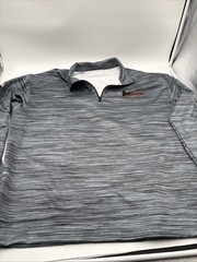 Hammer Bowling Ball Gear Pullover Sweat Shirt Mens Size XXL Quarter Zip Blue