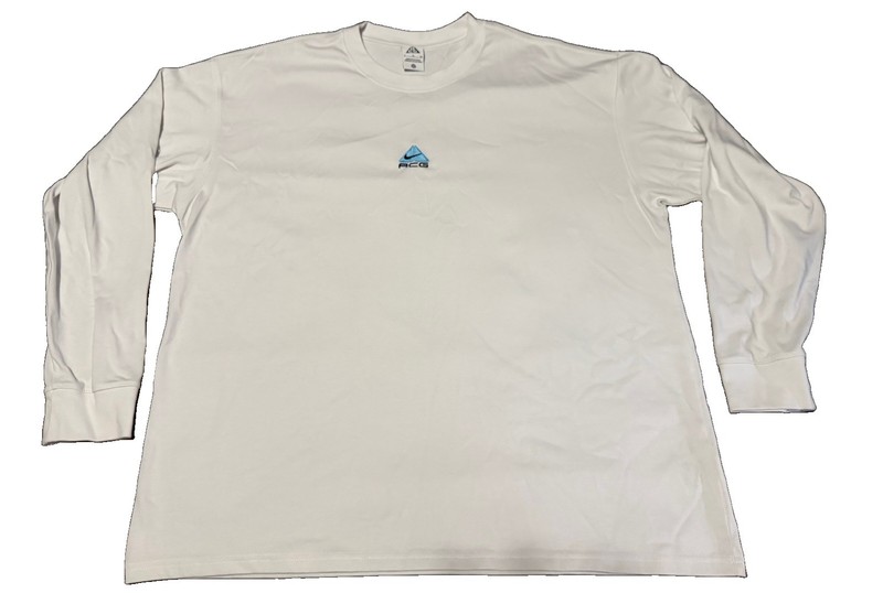Nike ACG Lungs T‑Shirt Men’s XL Safety Long Sleeve White DR7753‑123 gallery
