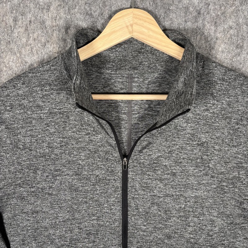 Lululemon Soft Jersey Half Zip Pullover Men's XL Gray Athleisure Activewear gallery