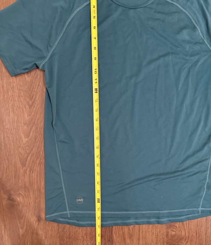 Janji Helio Tech Shirt Mens Med Blue Performance Running Athletic Short Sleeve gallery