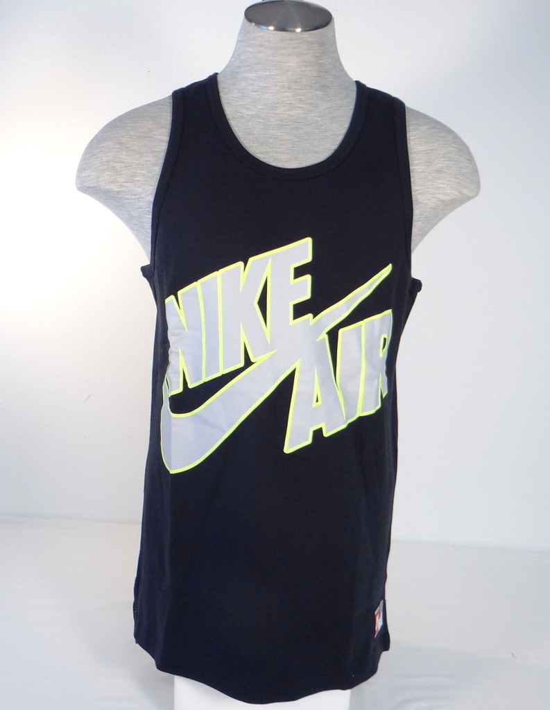 Nike Air Black Long Pivot Heavy Weight Basketball Tank Mens NWT gallery