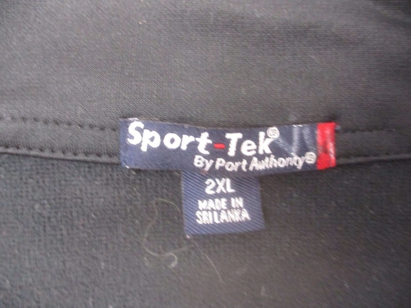 Port Authority Size 2XL Mens BLK 1/2 Zip Stand Collar Warm Athletic Pullover 208 gallery