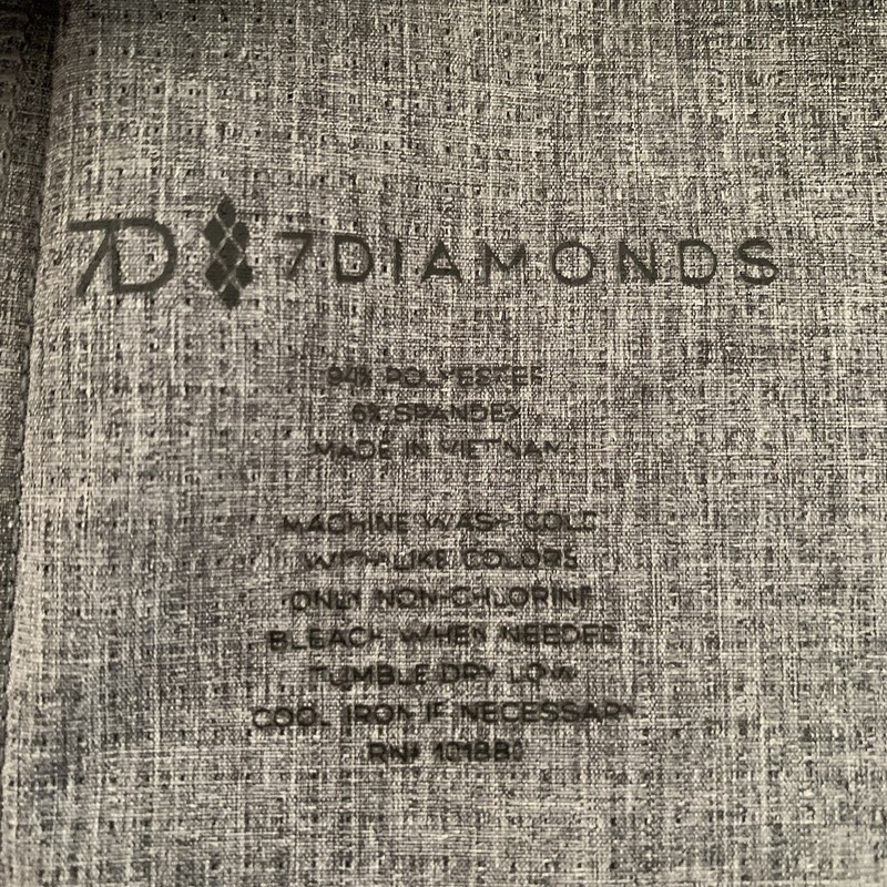 7 Diamonds Oxygenate Mens XL Grey 1/4 Zip Pullover Anti-Odor Quick Dry Stretch gallery