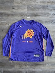 Nike NBA Phoenix Suns Team Issued Player Shooting Shirt Sz XL DN5985-566
