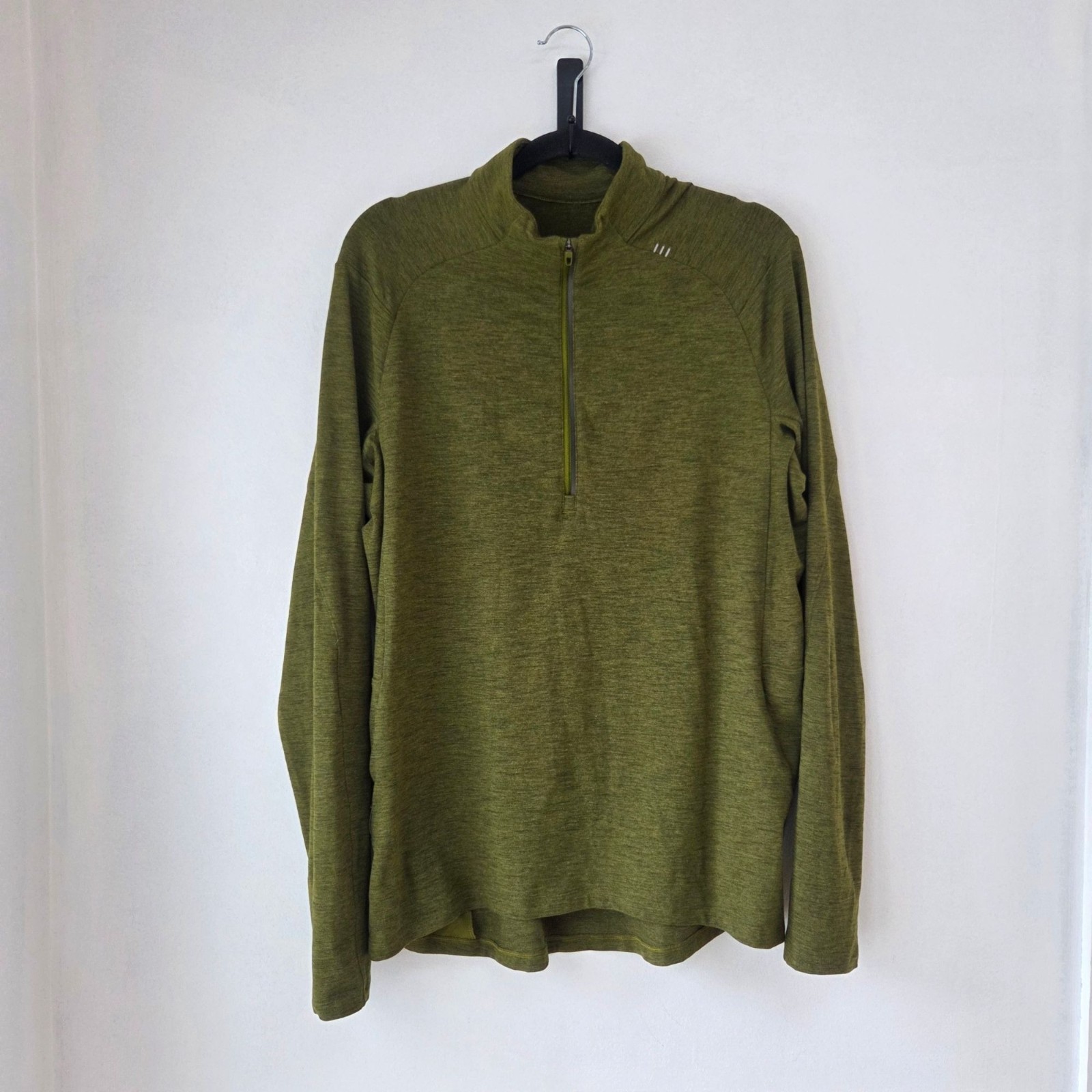 Lululemon Surge Warm Half Zip Long Sleeve Shirt Performance Stretch Men's L gallery