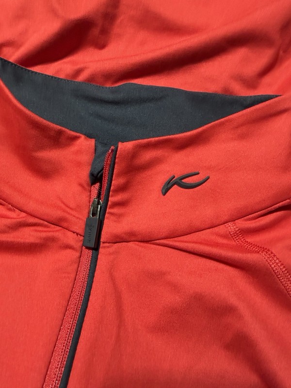 KJUS Feel Half Zip Mens Size 50 Medium Red UPF50+ Golf Casual gallery