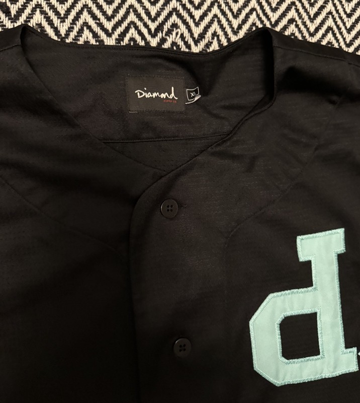 Diamond Supply Co. XL d. 98 Baseball Jersey diamond blue gallery