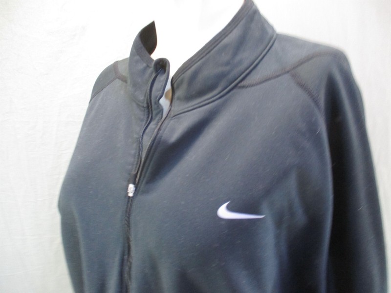 NIKE FIT DRY Size XL Mens BLK 1/2 Zip High Neck Stretch Athletic Pullover 028 gallery