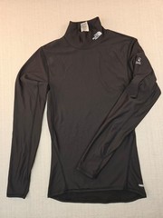 Small S The North Face Flight Series VaporWick Mock Neck Base Layer Shirt Black