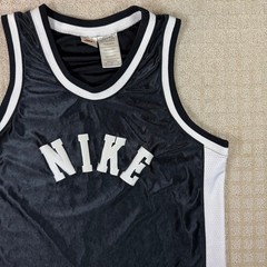 Vintage Nike Spell Out Basketball Jersey Tank Top Size M