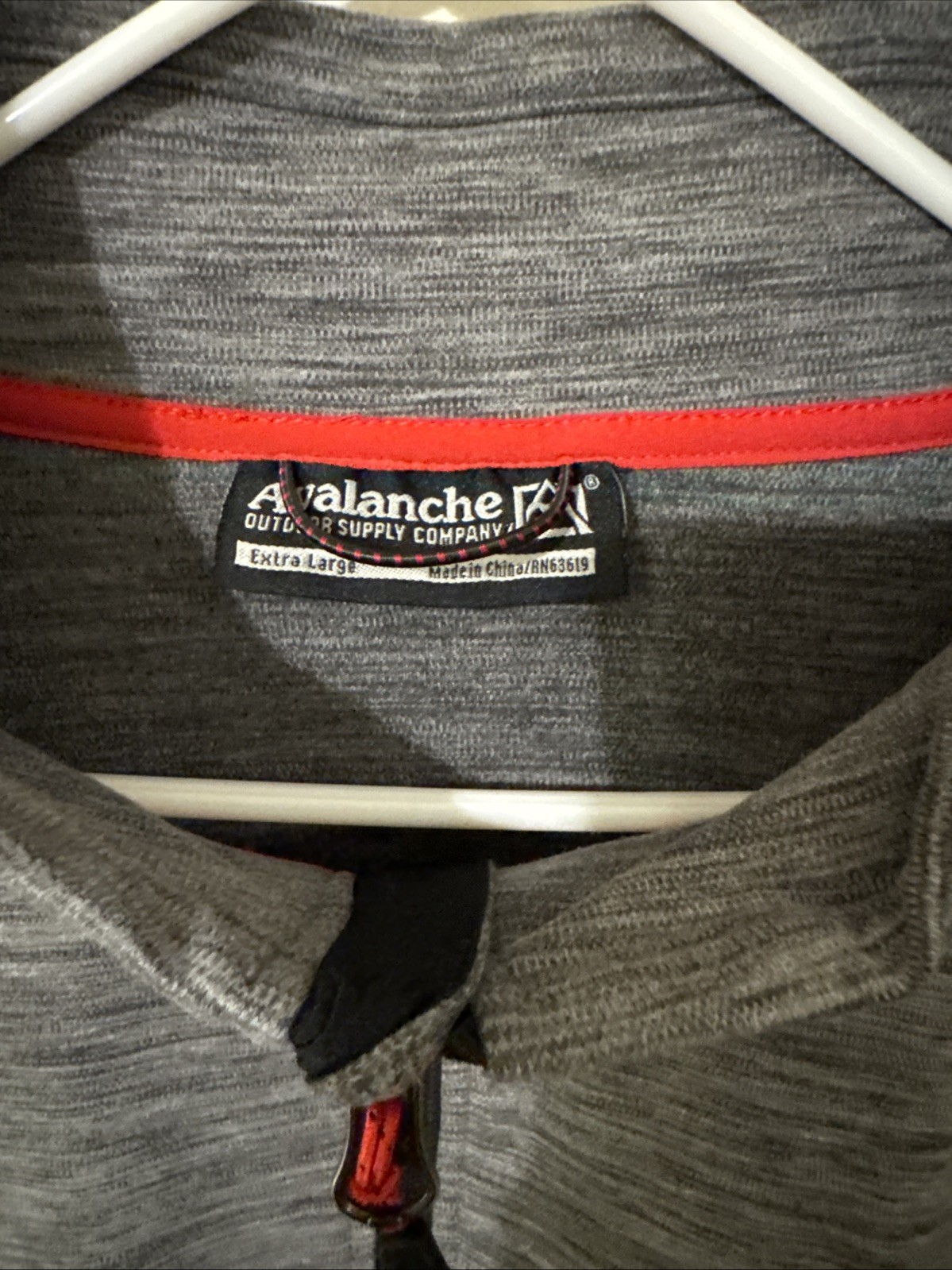 Avalanche Pullover Mens 1/4 Zip Performance Outdoor Hiking Gray Heather XL gallery