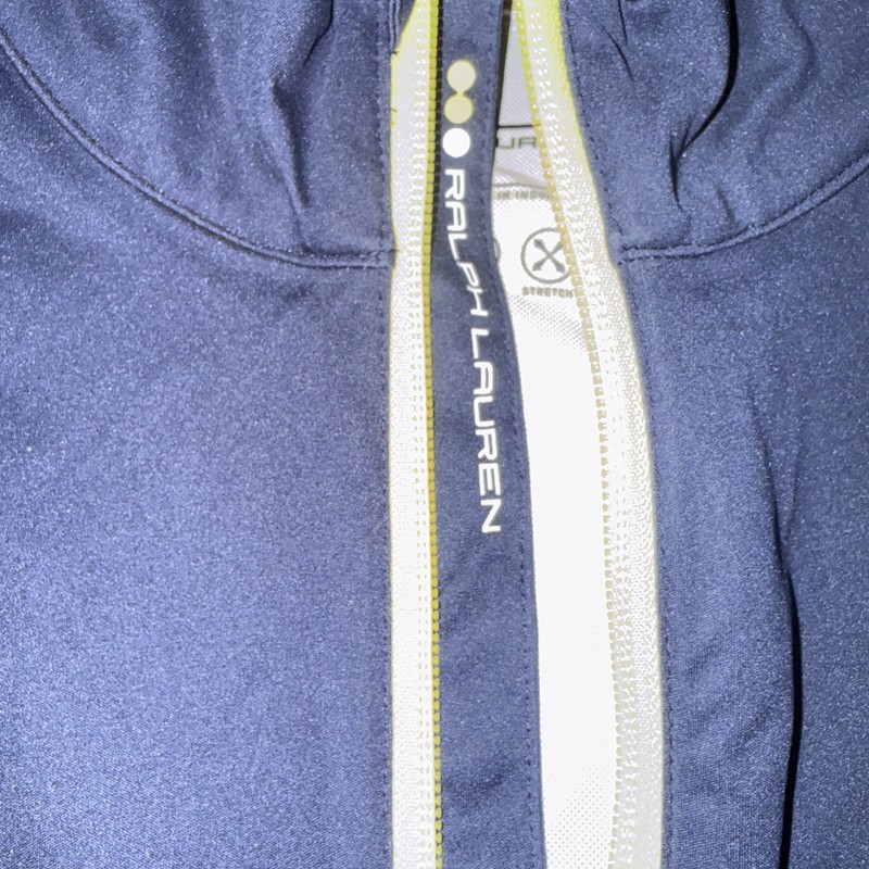 Ralph Lauren RLX Water Resistant Wind Block Stretch Quarter Zip Pullover Navy gallery