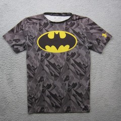 Under Armour Batman Compression Shirt Mens XL Grey Camo Alter Ego DC HeatGear