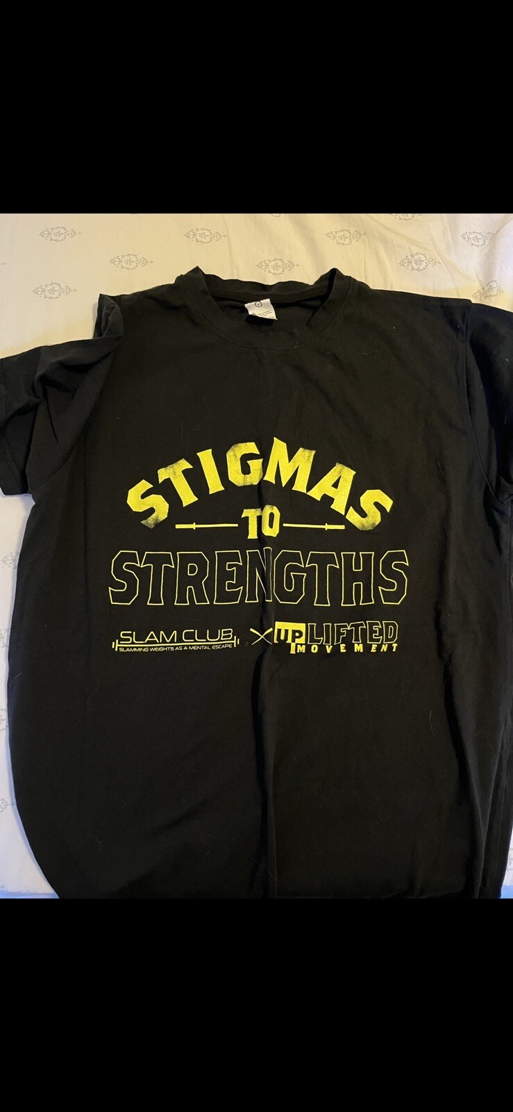 Stigmas To Strengths Powerlifting Shirt Medium Slam Club A7 Barbell SBD gallery