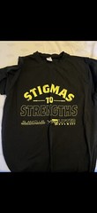 Stigmas To Strengths Powerlifting Shirt Medium Slam Club A7 Barbell SBD
