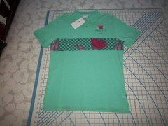 MENS SMALL MINT GREEN/PURPLE NIKE DEFAULT RACQUET CLUB COTTON POLO SHIRT – NWT
