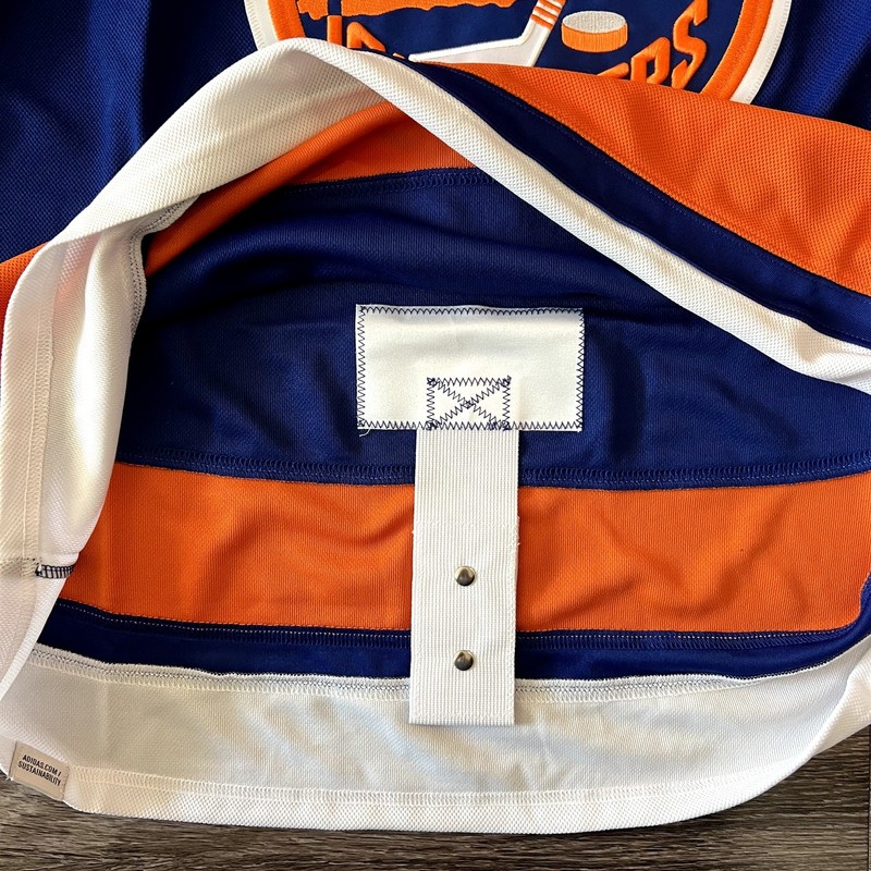 New York Islanders Adidas Royal Home Primegreen Authentic Blank Jersey Size 52 gallery