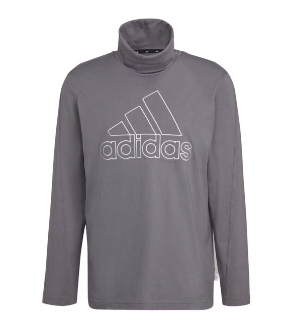 Adidas Future Icons Men Turtleneck Embroidered Badge of Sport Shirt HK2151 $50 gallery