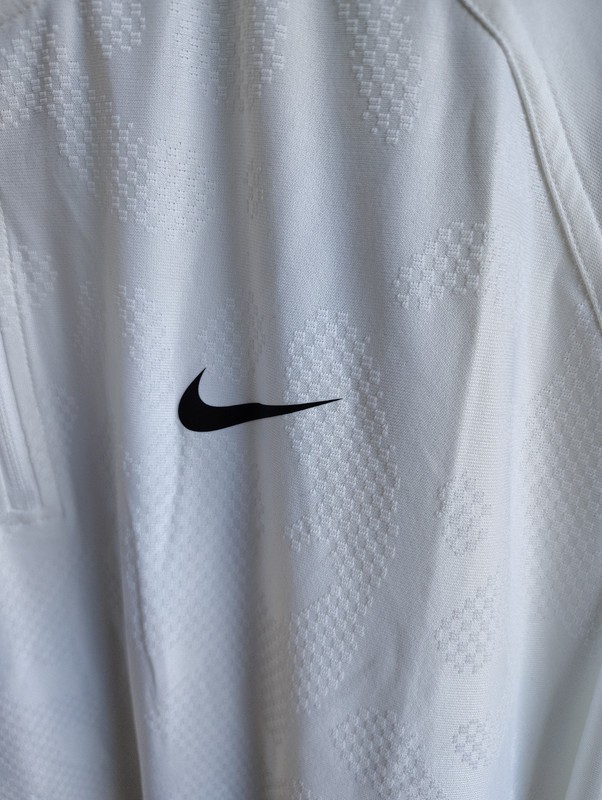 NWT $120 Nike Tour Dri-FIT Advantage Half Zip Top Men's Golf 1/4 White Sz XL gallery