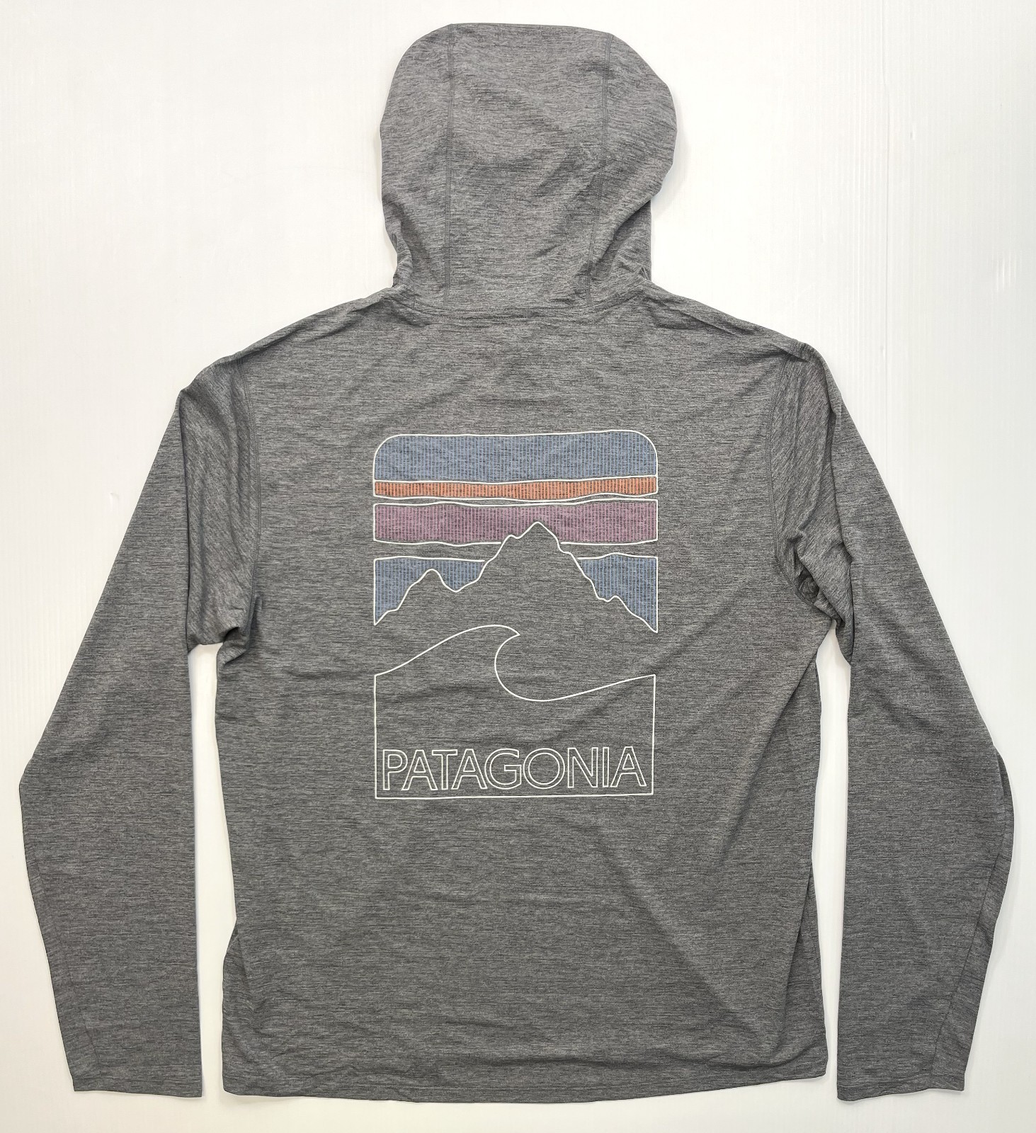 Men's PATAGONIA Capilene Cool Sun Hoody - Peak Visions #44939 FORGE GREY - GREY gallery