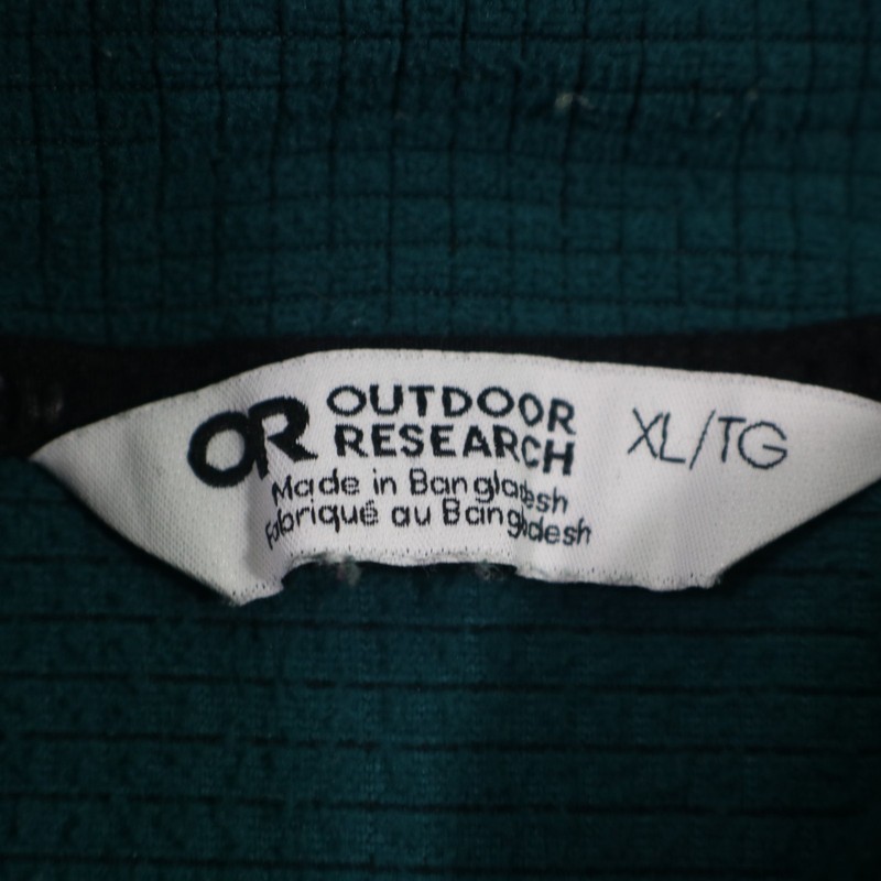 Outdoor Research OR Trail Mix Snap Pullover Waffle Knit Jacket Mens XL Blue gallery