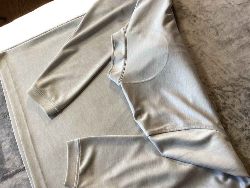 Pebble Beach Golf Links 1/4 Zip Pullover Mens XL Performance Gray Blue Striped gallery