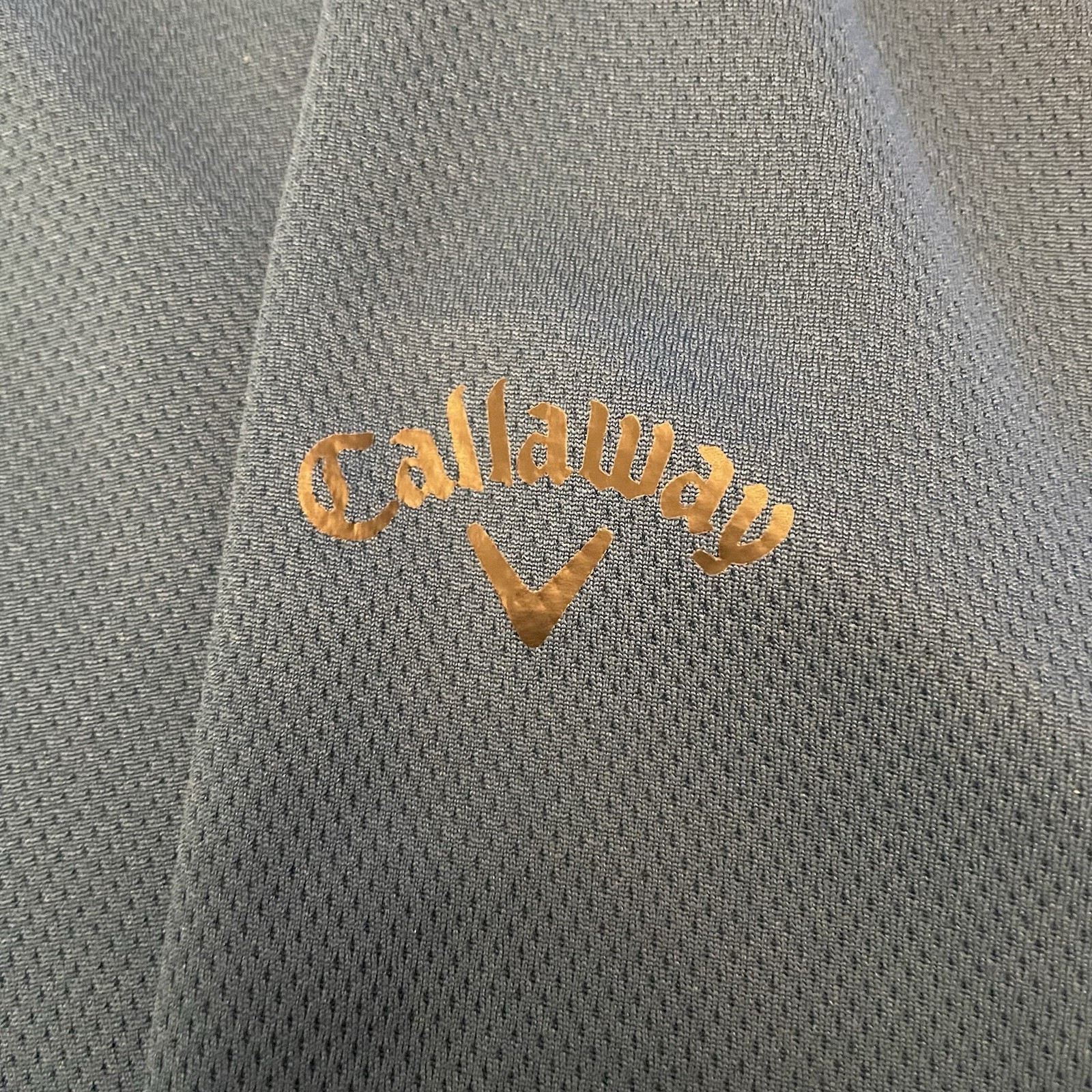 Callaway Opti-Dri Mens XL Blue Golf Pullover 1/4 Zip Long Sleeve Performance gallery