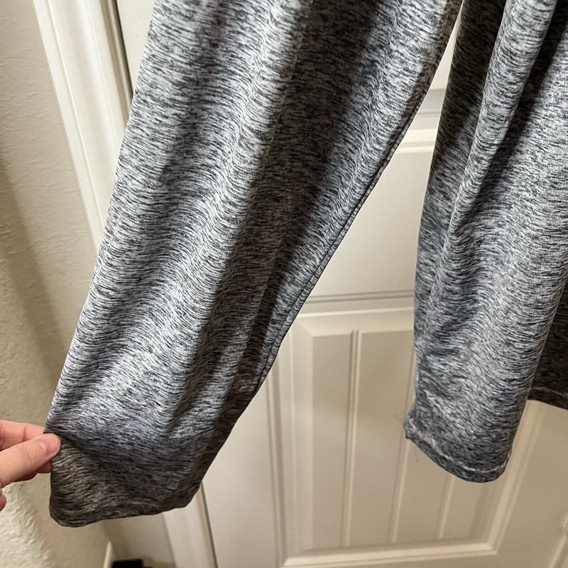 Real Essentials Gray Space Dye Quarter Zip Pullover Long Sleeve Shirt Mens 2XL gallery