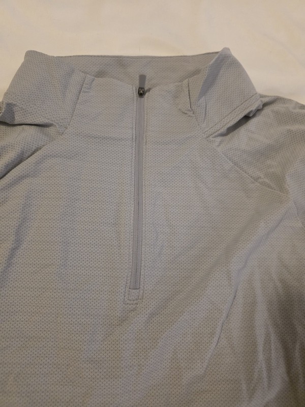 TEK Gear Mens Quarter Zip Wicking 2XB Longsleeve Gray gallery
