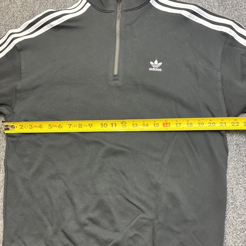 Adidas Adicolor Trefoil Quarter Zip Sweatshirt Medium gallery